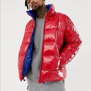 Red Puffer Jacket (Shiny)